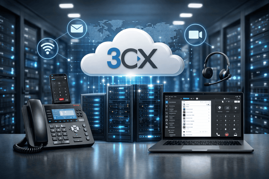 fornitura ed installazione centrali virtuali 3cx, assistenza centralini virtuali