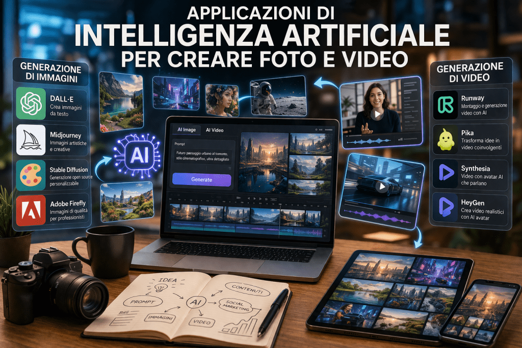 Quali applicazioni di intelligenza artificiale per creare foto e video