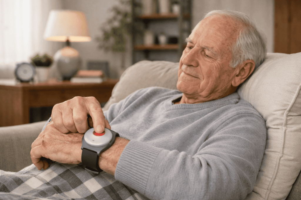 fornitura ed installazione prodotti per anziani, prodotti per anziani a domicilio, sistemi di chimata aiuto, sistemi per chiamata a domicilio, localizzatori, sistemi avviso caduta