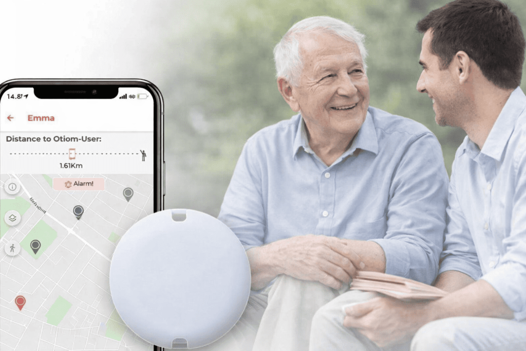 Localizzatore persone anziane Otiom, sistemi di localizzatori, sistema rintraccimento anziani