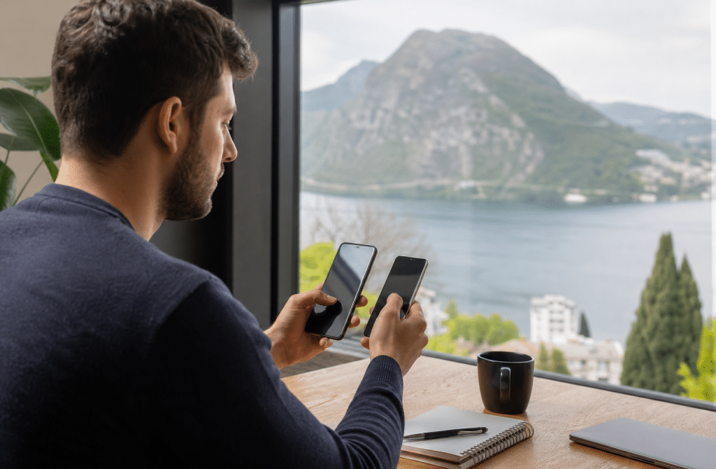 doppio profilo sugli smartphone